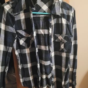 BKE, flannel, top, small